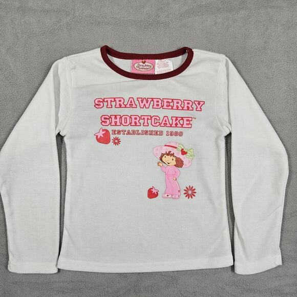 Vintage Y2K Strawberry Shortcake Tracksuit Girl 4T Jacket Pants Pink Outfit 2006 - Picture 16 of 16